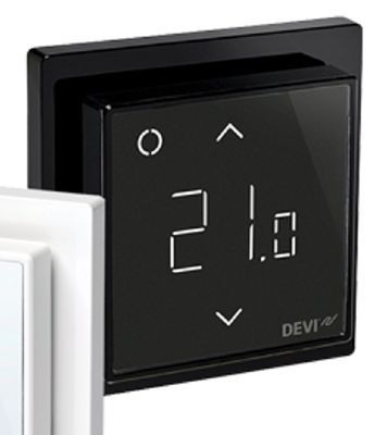 IMPEY DEVIreg SMART BLACK WIFI REMOTE CONTROLLED TOUCH SCREEN THERMOSTAT/TIMER, DVSBLACK